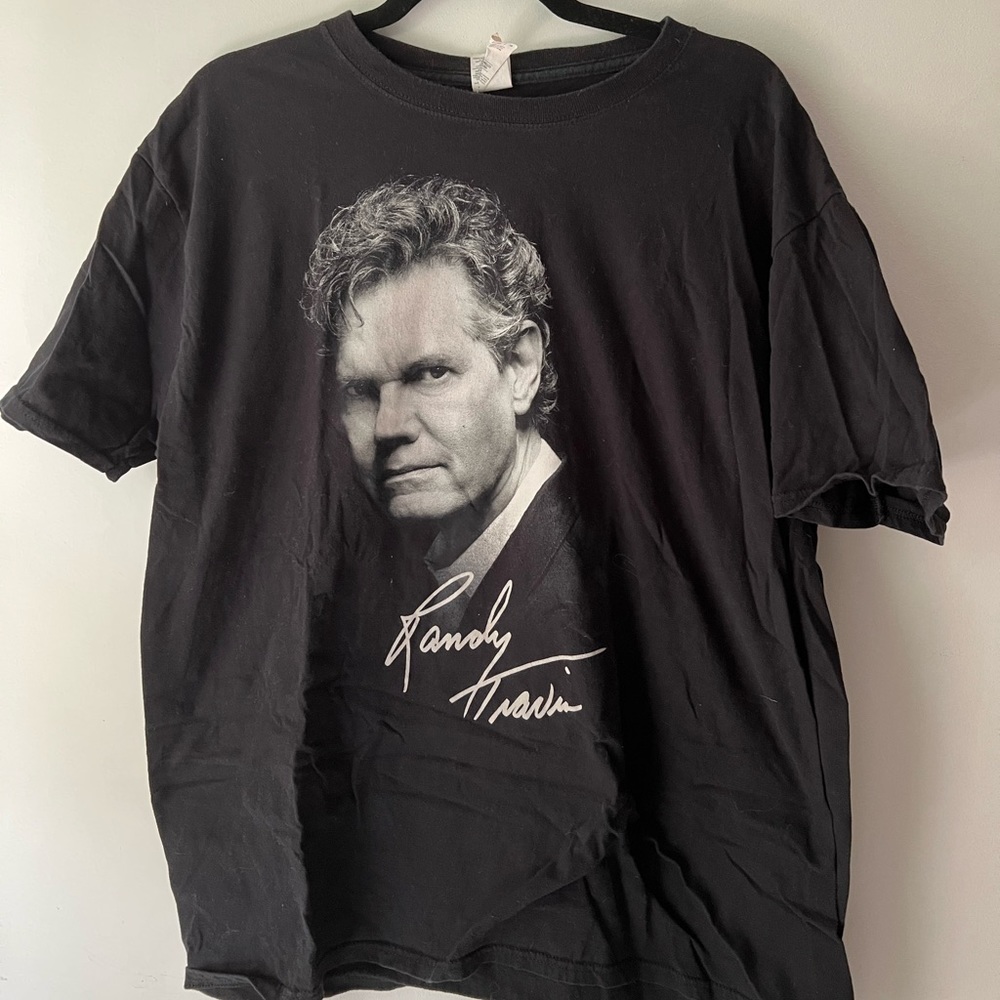 Randy Travis XL black t-shirt